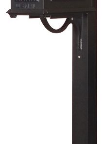 Traditional Curbside Mailbox with Springfield Mailbox Post