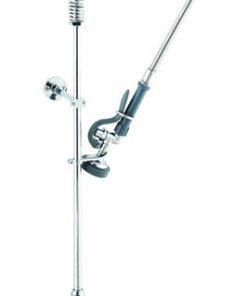 T and S Brass B-0113-B EasyInstall Deck Mounted Pre-Rinse Faucet - Chrome