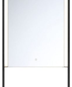 20 Inch 23.4W 1 LED Small Rectangularangular Mirror Built-In Shelf 20 Inch