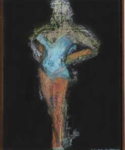 Walter Gutman, Cirker: Female Figure, Pastel Drawing