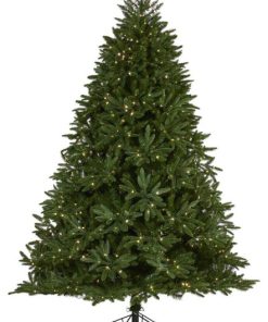 6.5' Oregon Fir Christmas Tree / 1350 Warm White Micro LED Lights