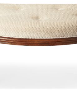 Tamara Olive Ash Burl Demilune Bench (1120101)