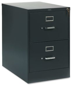 310 Series 2-Drawer, Full-Suspension File, Legal, 26-1/2", Charcoal