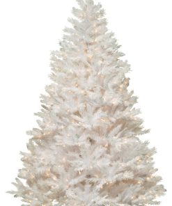 7-1/2' Winchester White Pine Tree With 500 Clear Lights