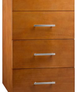 15" Peggy Wall Mount Vanity Bridge Cabinet, Natural Cherry