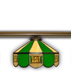 Tiki Bar 3 Light Pool Table Lamp