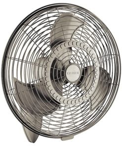 24" Pola Wall Fan, Brushed Nickel