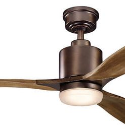 52" Ridley II Fan LED, Oil Brushed Bronze