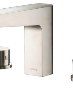 3 Hole Deck Mount Roman Tub Faucet, Brushed Nickel