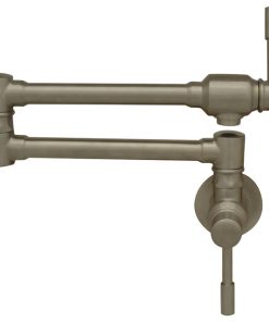 Waterhaus Lead Free, Solid Stainless Steel Wall Mount Pot Filler