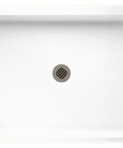 Veritek Single Threshold Shower Floor, White, 34"x54", 54"x34"x5.5"