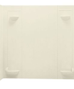 Swan 30x60x57 Veritek Bathtub Wall Kit, Bone