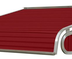 1500 Series Aluminum Door Canopy 54"x60" Projection, Brick Red