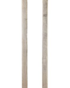 Suzanne Kasler Modern 1 Light Floor Lamp, Burnished Silver Leaf