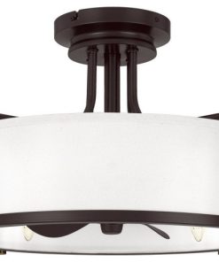 Transitional 22.25 Inch 24W 4 LED Fandelier - Ceiling Fan Western Bronze