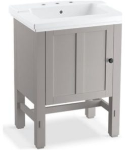 Tresham Vanity, Mohair Grey, 24"