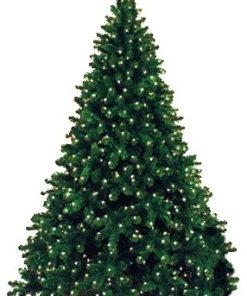 7.5' Natural Pre-Lit Tree With Warm White LED Lights