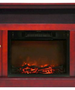 47.2"x15.7"x30.7" Sorrento Fireplace Mantel With Insert