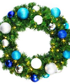 5' Sequoia Wreath Decorated With The Arctic