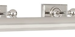 30" Cabinet Maker's Picture Light in Polished Nickel