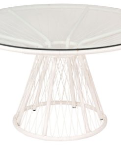 Stori Modern, Memoir 48" Dining Table, White