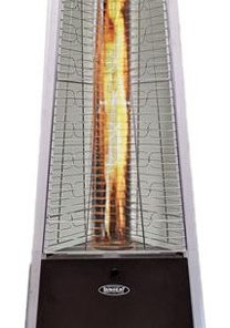 6 2 Decorative Flame Triangle Glass Tube Golden Hammer Commercial Patio Heater