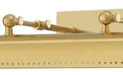 3 Light Large Picture Light Aged Brass Aged Brass Finish - MDS113-AGB - Hudson
