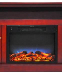 47.2"x15.7"x30.7" Sorrento Fireplace Mantel With LED Insert