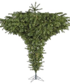 Vickerman Upside Down Tree, 7.5', Warm White LED Lights