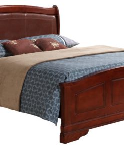 Suval Bed, Cherry, Queen