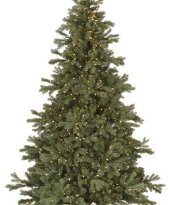 Vickerman Frasier Fir Tree With Metal Base, 7.5', Clear Lights