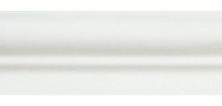 2"x12" Honed Thassos Marble Single-Step Chair Rail Trim, Set of 50