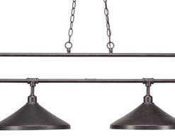 Toltec Lighting 334-DG-422 Vintage - Four Light Island Bar