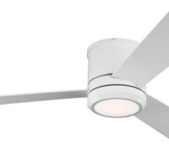 3CLMR56D-V1 Clarity Max 56" Ceiling Fan, Brushed Steel, Matte