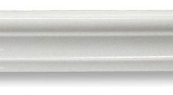 2"x12" European Thassos White Chair Trim Molding Marble, Polished, Set of 50