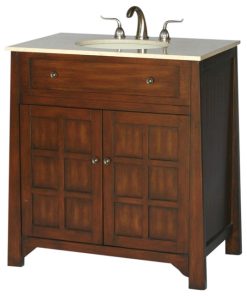 32" Contemporary Style Single Sink Bathroom Vanity Model 2406-BE