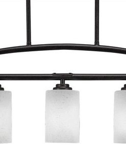Toltec Lighting 2435-DG-310 Marquise - Five Light Billiard/Island