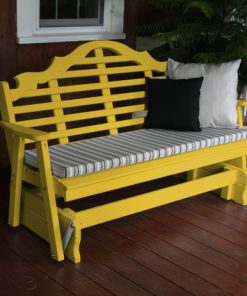 4' Marlboro Pine Glider, Canary Yellow