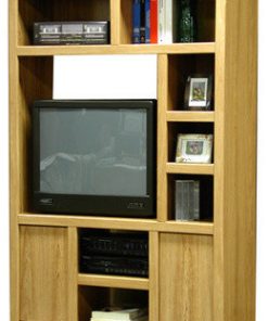 72" Wall Unit With Open, Closed, And Adjustable Storage