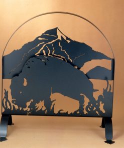 30W X 30H Buffalo Arched Fireplace Decor