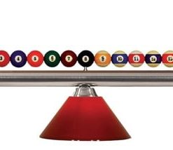 Z-Lite 170-PRD Shark 3 Light 58"W Billiard Chandelier - Brushed Nickel