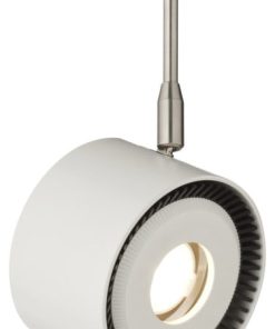Tech Lighting 700FJISO8303012-LED ISO 3"W LED Mini Pendant - White