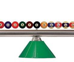Z-Lite 170-PGR Shark 3 Light 58"W Billiard Chandelier - Brushed Nickel