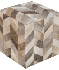 Surya Poufs Cube Pouf