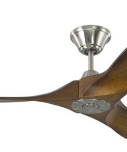 52" Maverick II, Brushed Steel With Koa