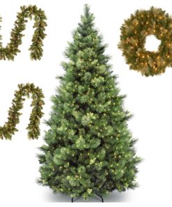 7.5' Carolina Pine Tree, 2 pack Pine Garland
