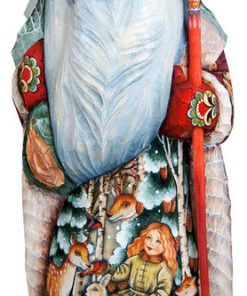Winter Ballad Santa, Woodcarved Figurine