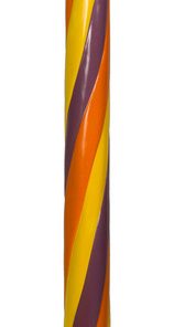 5' Purple, Orange And Yellow Candy Stick
