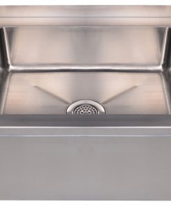 Whitehaus Noah Kitchen Utility Sink In Brushed Stainless Steel Finish WHMS1620
