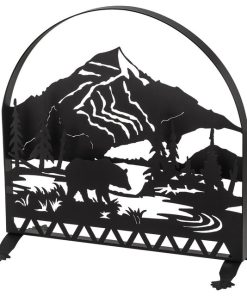 30W X 30H Bear Creek Arched Fireplace Screen